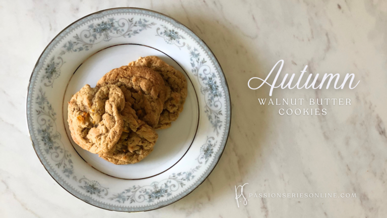 Autumn Walnut Butter Cookies