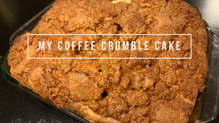 Substitutions Likely: My Coffee Crumble Cake!